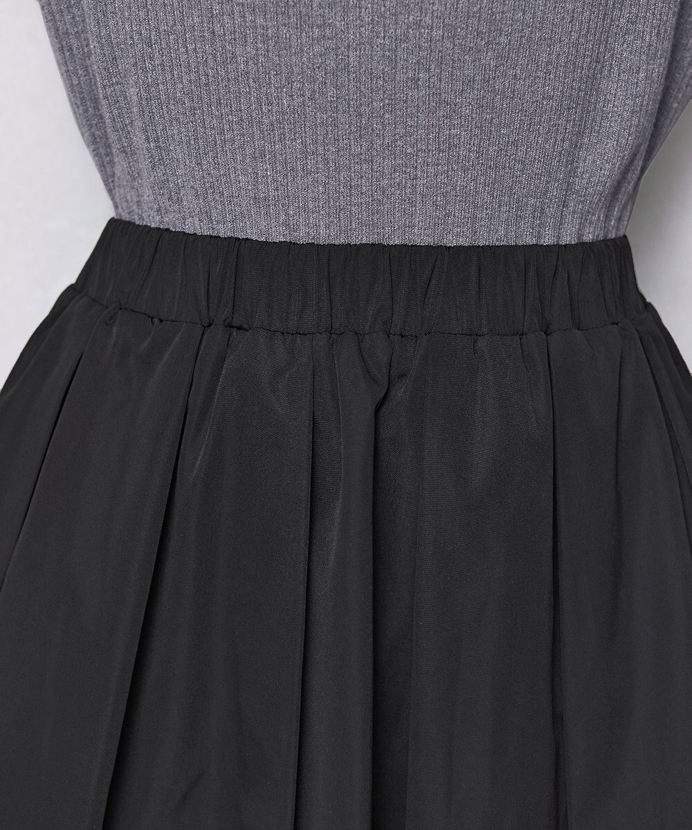 Tiaclasse 【洗える】タフタスカートドッキングワンピース 