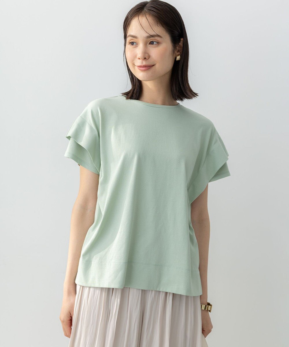 組曲 S IZAコットンドルマンスリーブ Tシャツ 