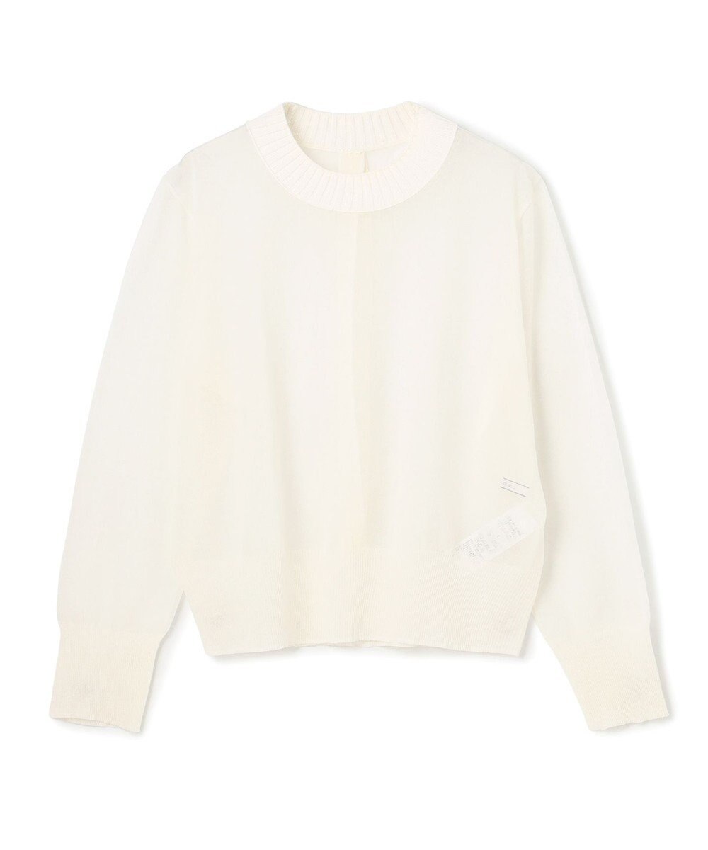 BEIGE， PYRRHOT / シアーコンビ バックスリットプルオーバー 