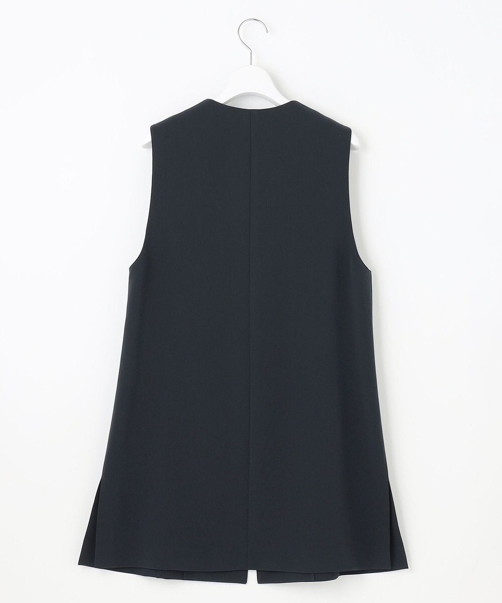 J.PRESS LADIES 【セットアップ対応・洗える】セラテリーダブルクロス ジレ 