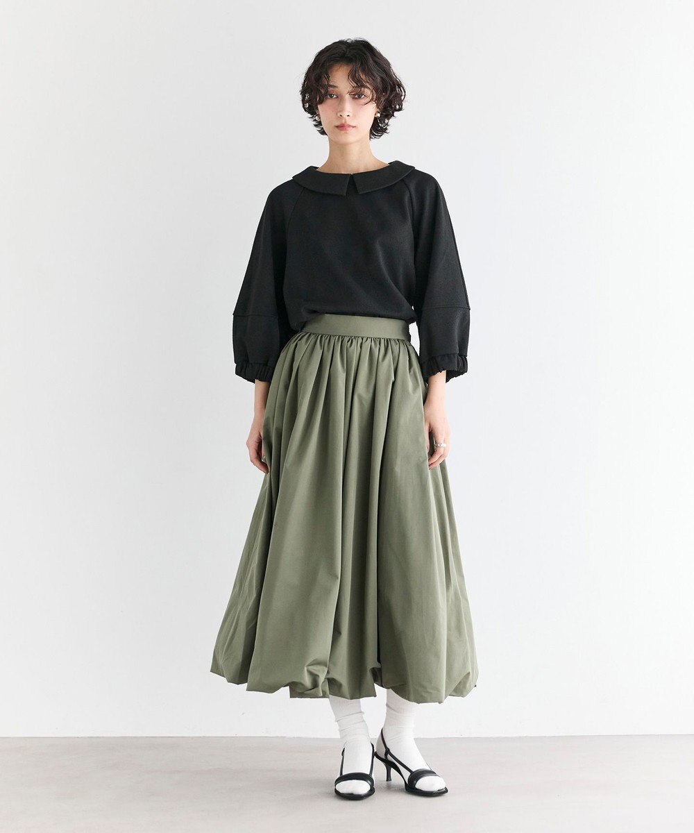 #Newans タフタボリュームバルーンスカート 