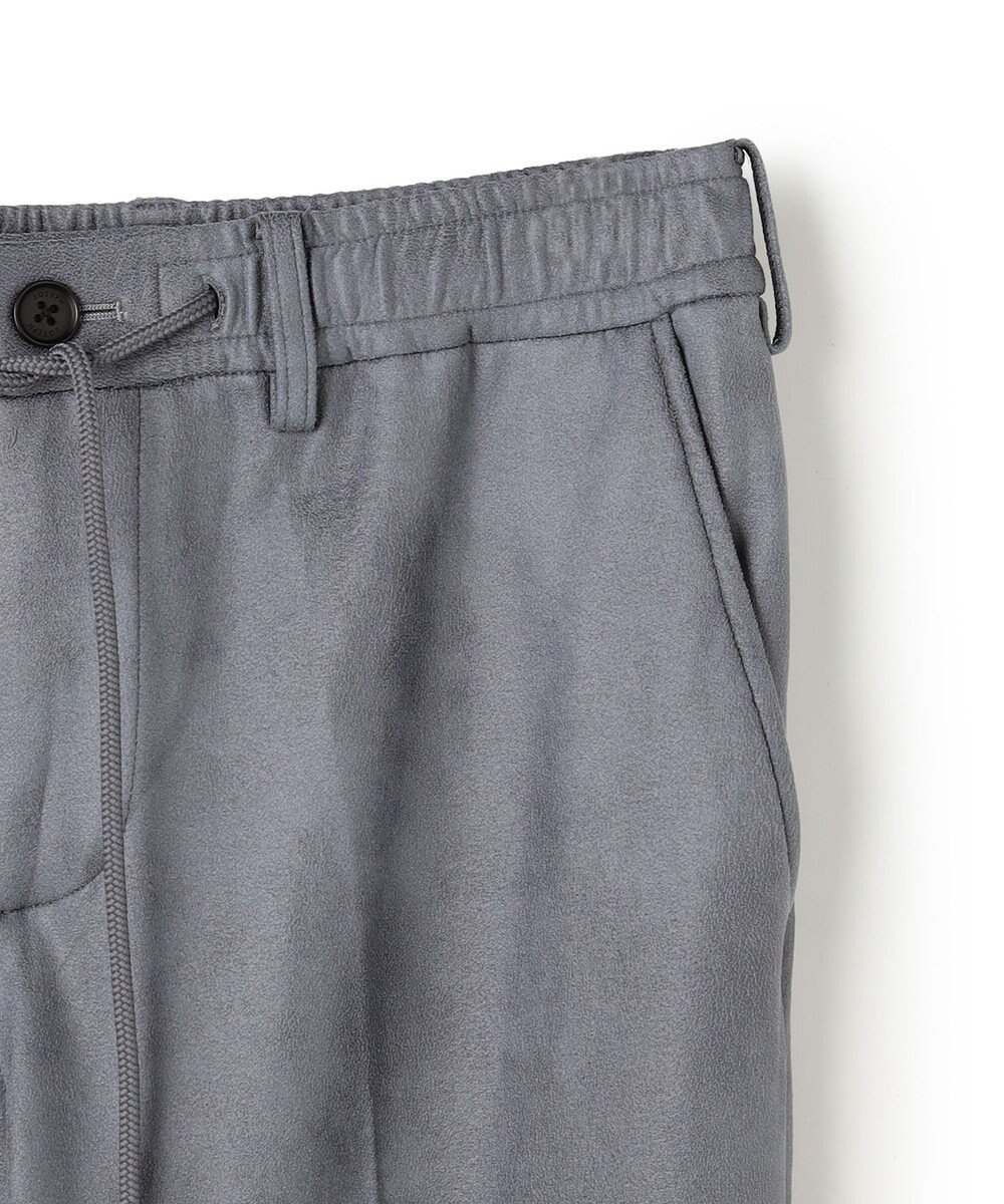 JOSEPH HOMME 新素材【ストレッチ/光沢感】レザーライクジャージードロスト付きテーパードパンツ / PEGG CONVERTIBLE 