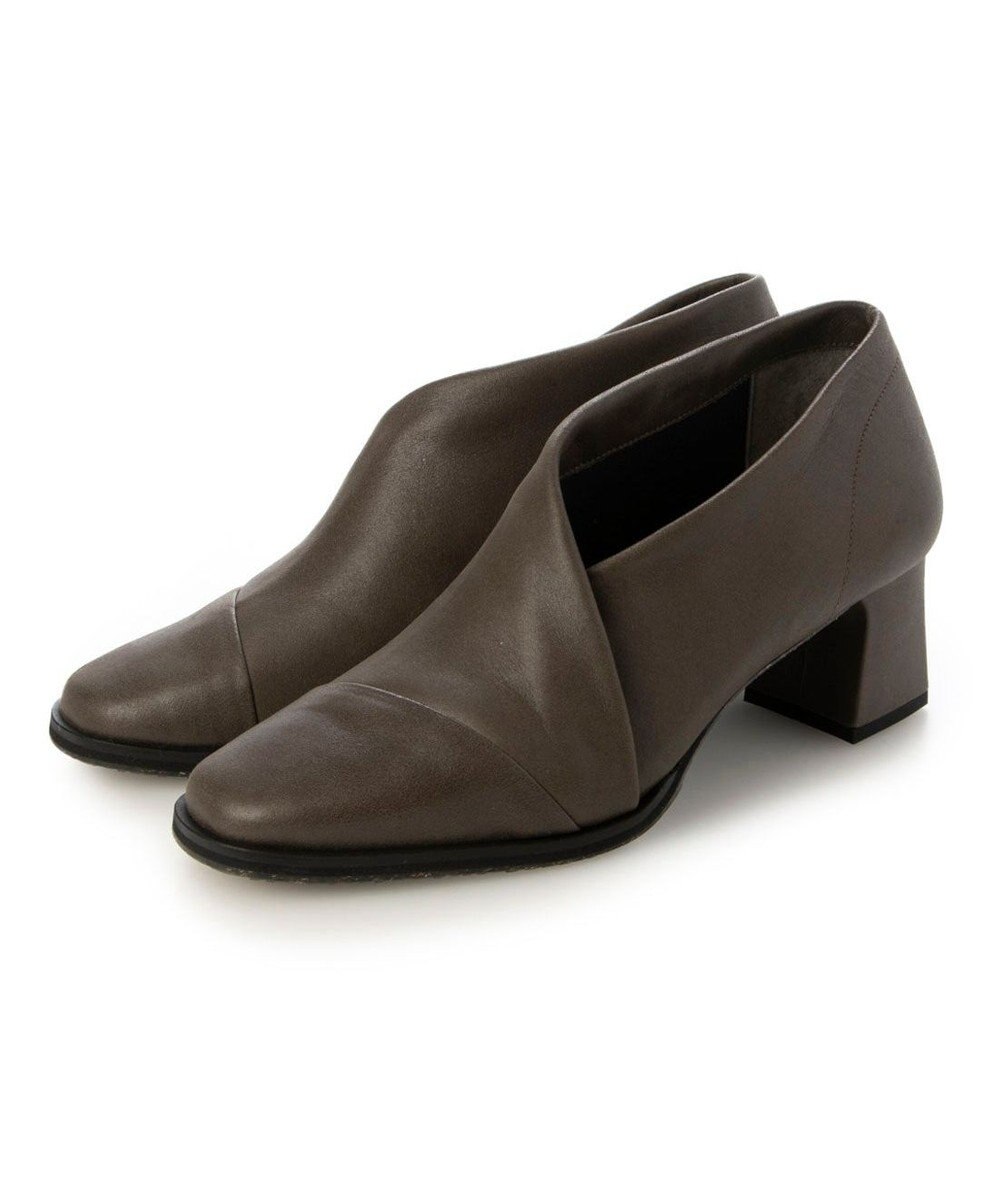 MODE ET JACOMO <D'ICI>チャンキーヒールブーティーパンプス 