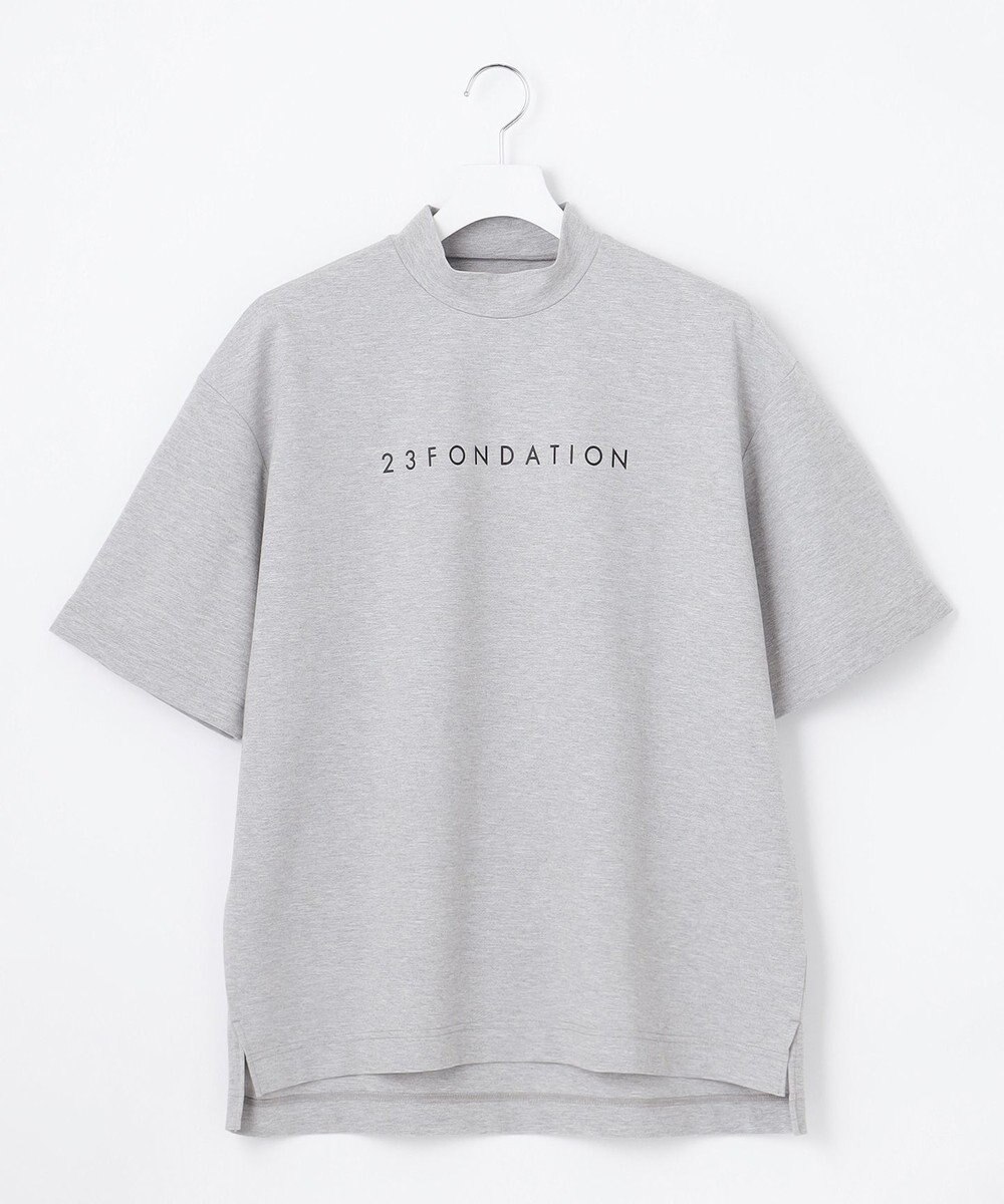 23区GOLF 【MEN】【23Fondation】半そで モックネックシャツ 