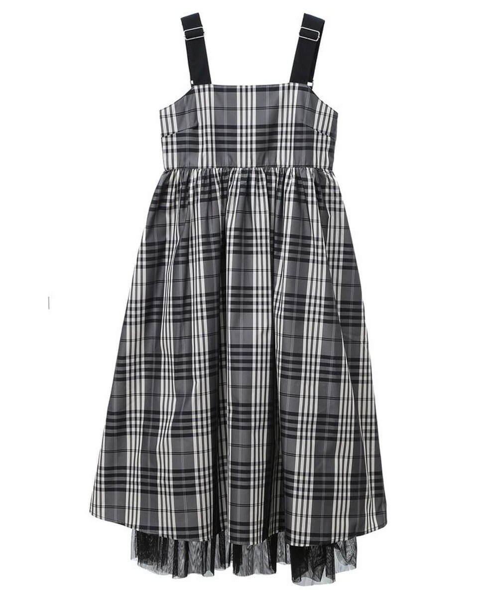 Green Parks ・ＳＵＧＡＲ　ＳＰＯＯＮ　チェックギャザーワンピース 