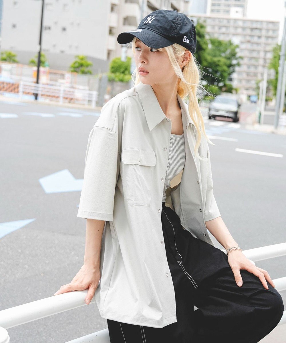 WEGO 【ユニセックス着用ITEM/MLサイズ展開/機能シャツ】リップストップシャツ（SS） 