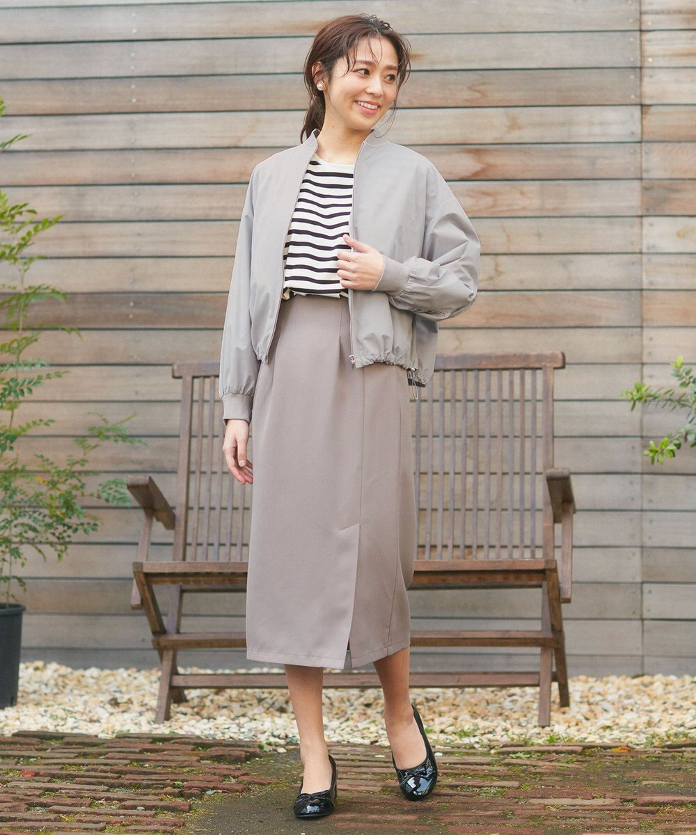 Feroux バックギャザー ブルゾン 