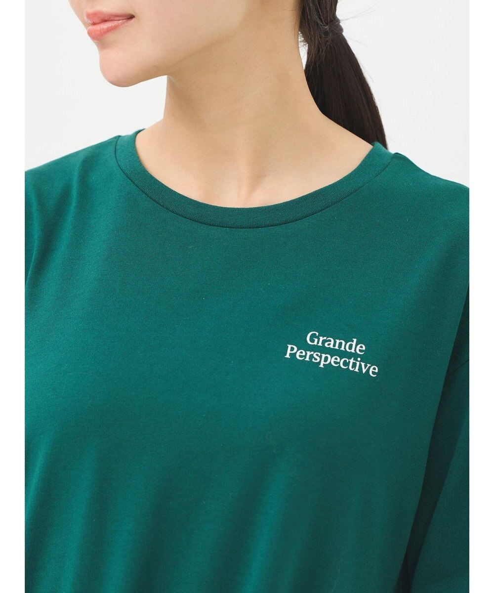 earth music&ecology バックロゴティアードワンピース 