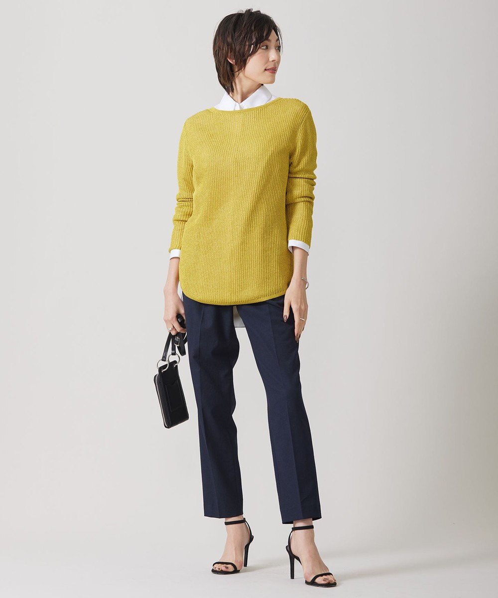 ICB 【接触冷感・UVケア・撥水・洗える】 LooseWeave テーパードパンツ 