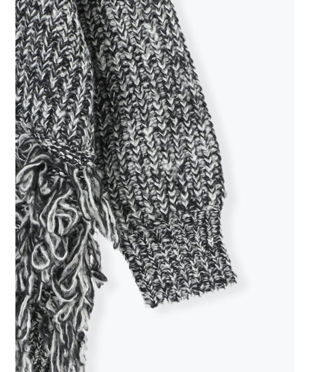 Te chichi ループ編みVネックミドルカーディガン 