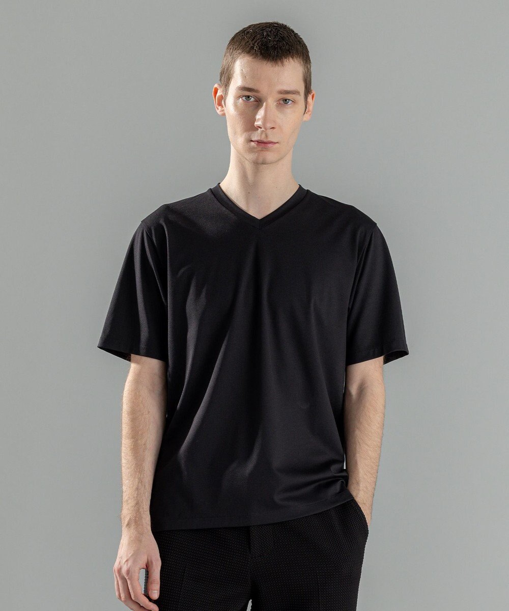 JOSEPH HOMME 【新素材】ハイゲージベアスムース　VネックＴシャツ 