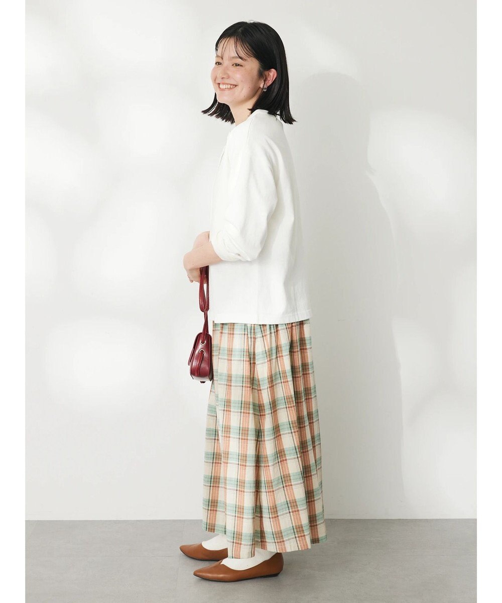 CRAFT STANDARD BOUTIQUE ウ゛ィンテージ風天竺　パール釦クルーカーデＬ／Ｓ 