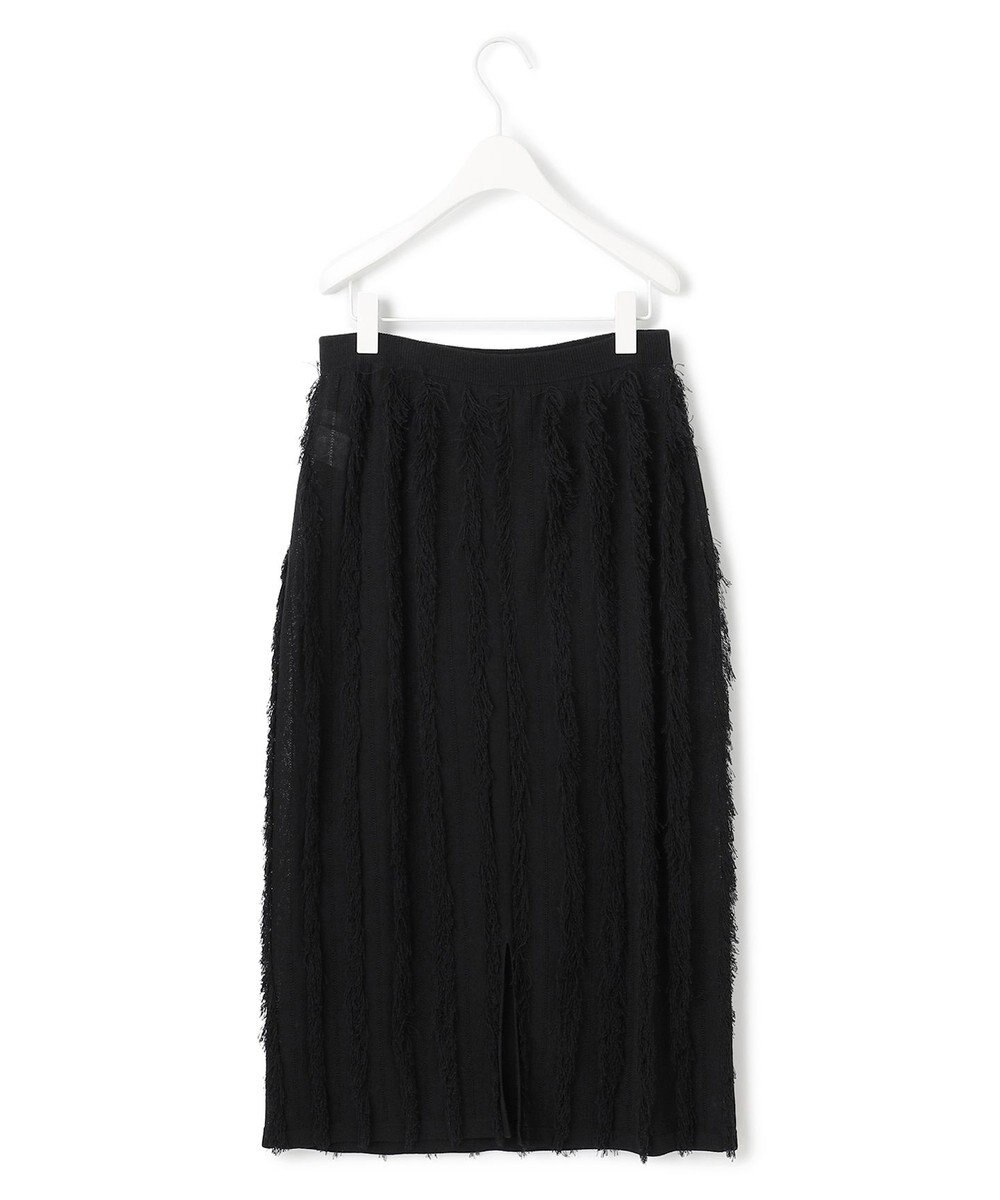 ICB 【洗える】カットジャガード ニットスカート 