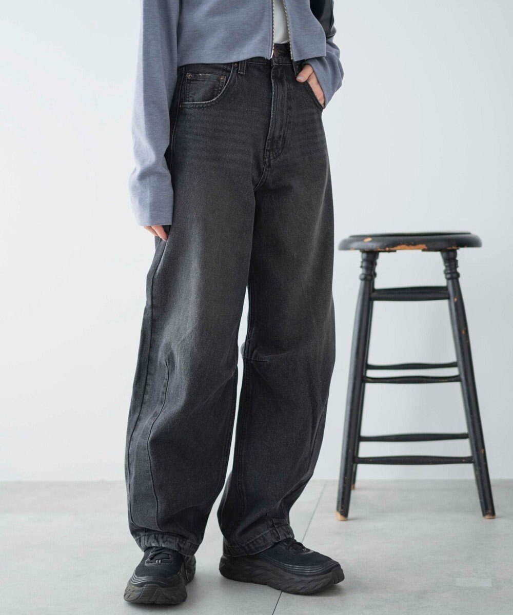 WEGO カーブデニムパンツ 