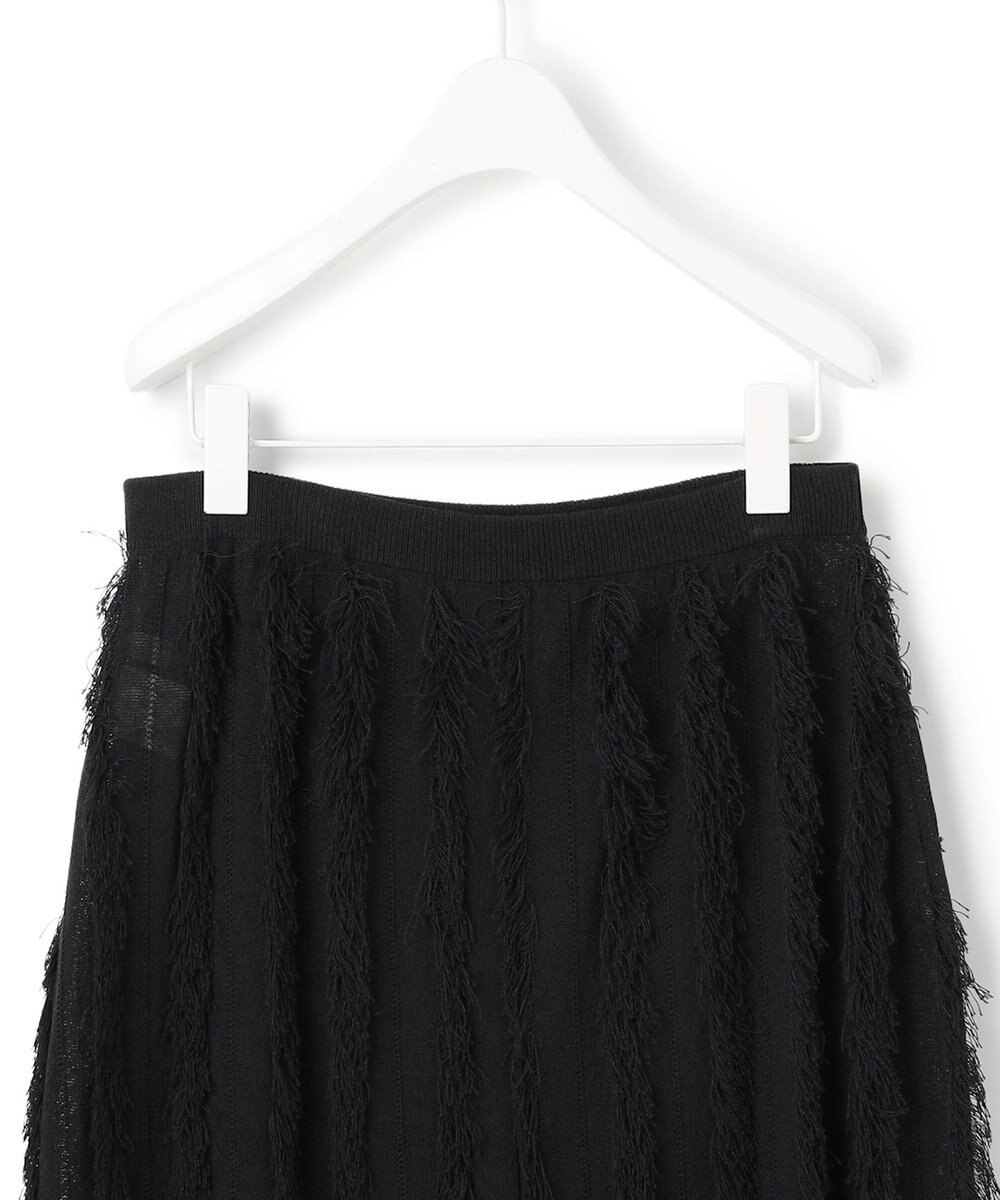 ICB 【洗える】カットジャガード ニットスカート 