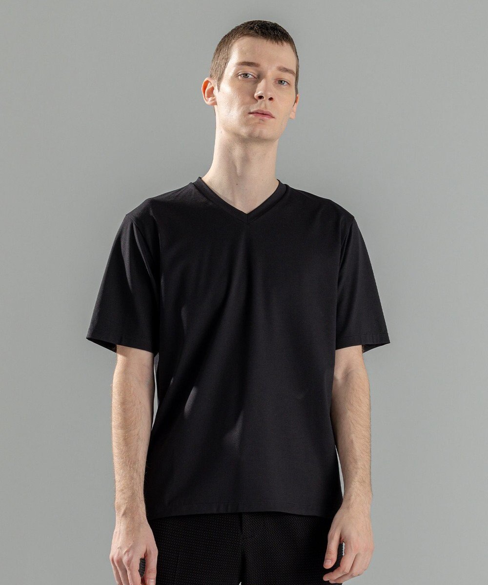 JOSEPH HOMME 【新素材】ハイゲージベアスムース　VネックＴシャツ 
