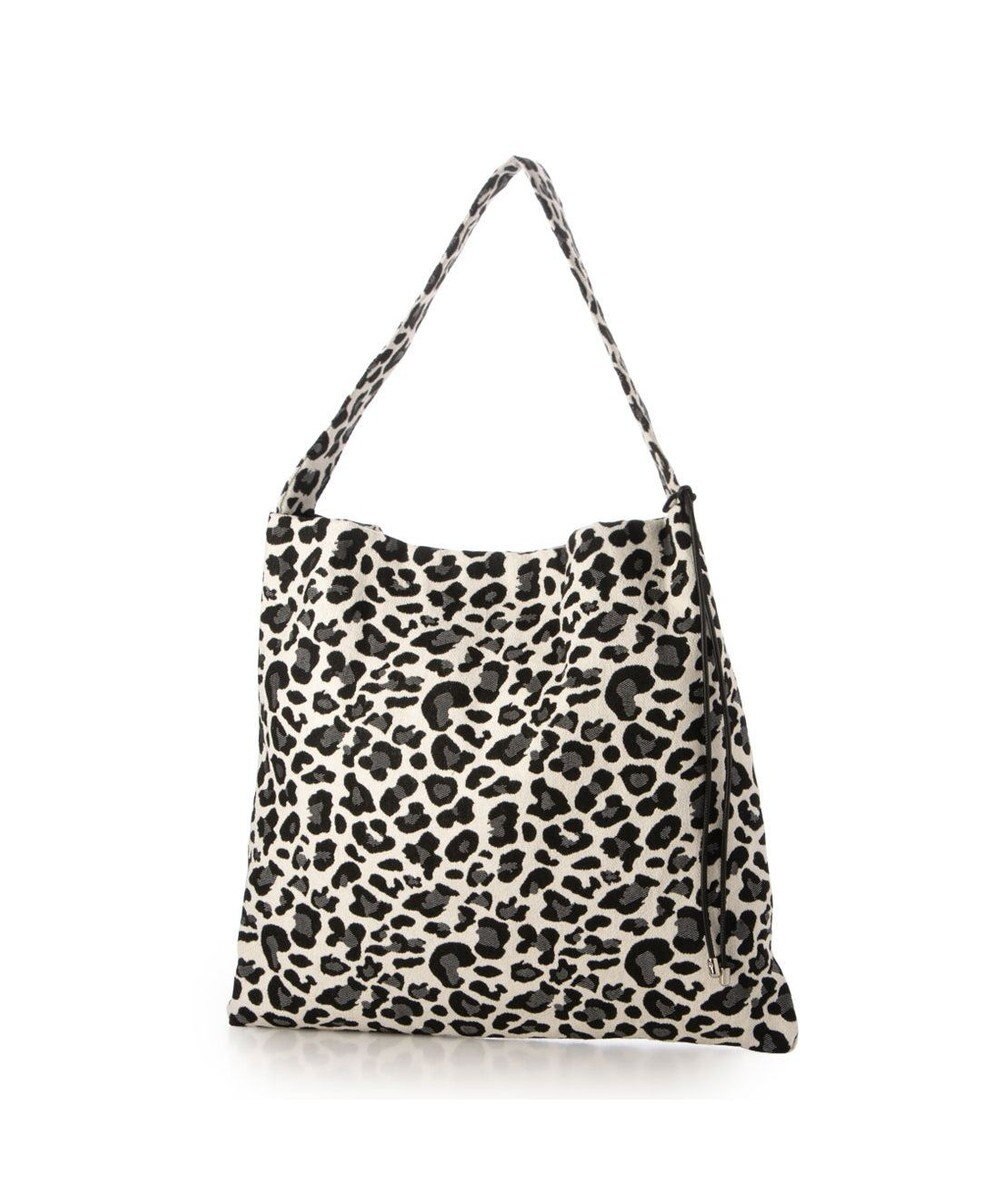 UNBILLION カシュカシュ cachecache / レオパードジャガードワンショルダートート 