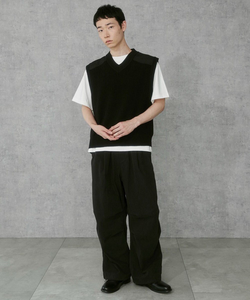 WEGO Vネックニットベスト 