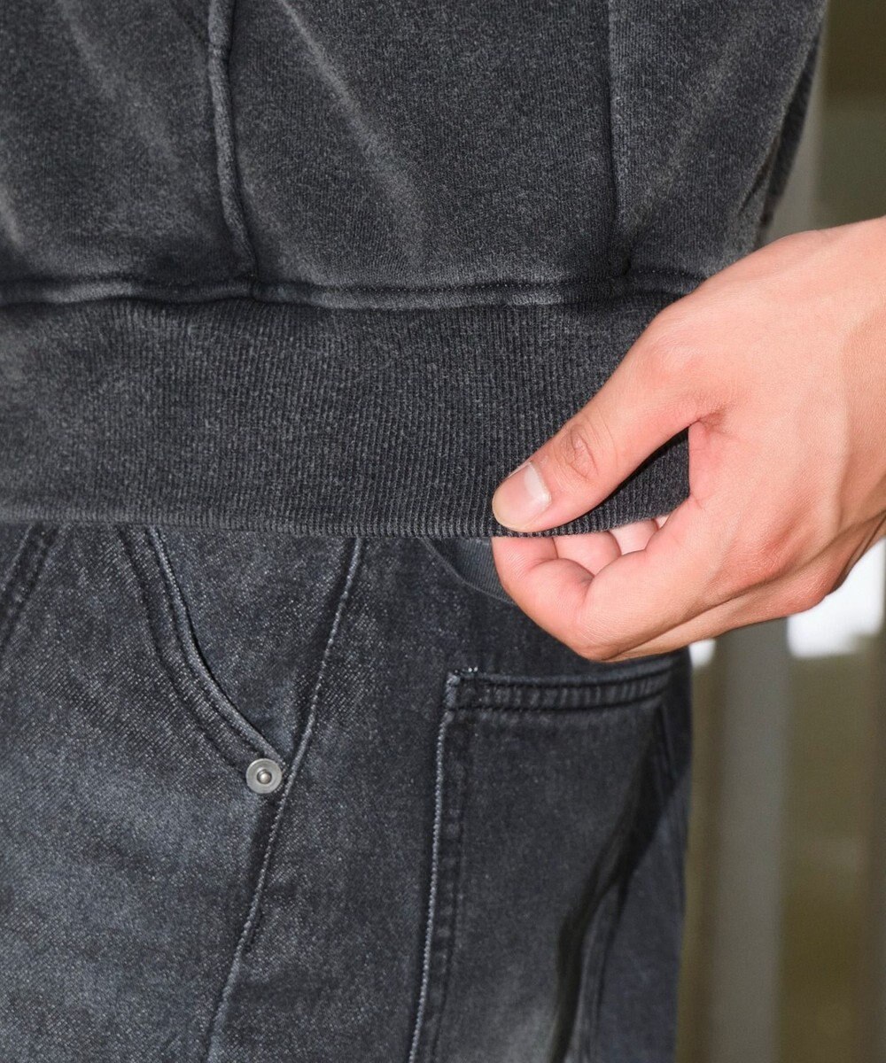 WEGO 【ユニセックス着用ITEM】ショートノースリーブZIPパーカー 