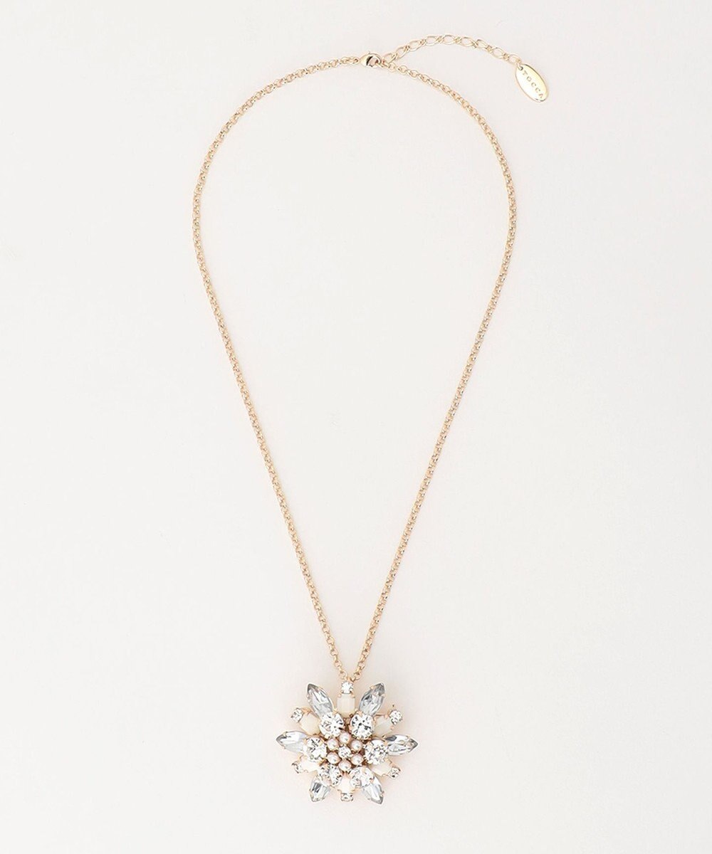 TOCCA NOBLE FLOWER BROOCH NECKLACE 2WAY ブローチネックレス 