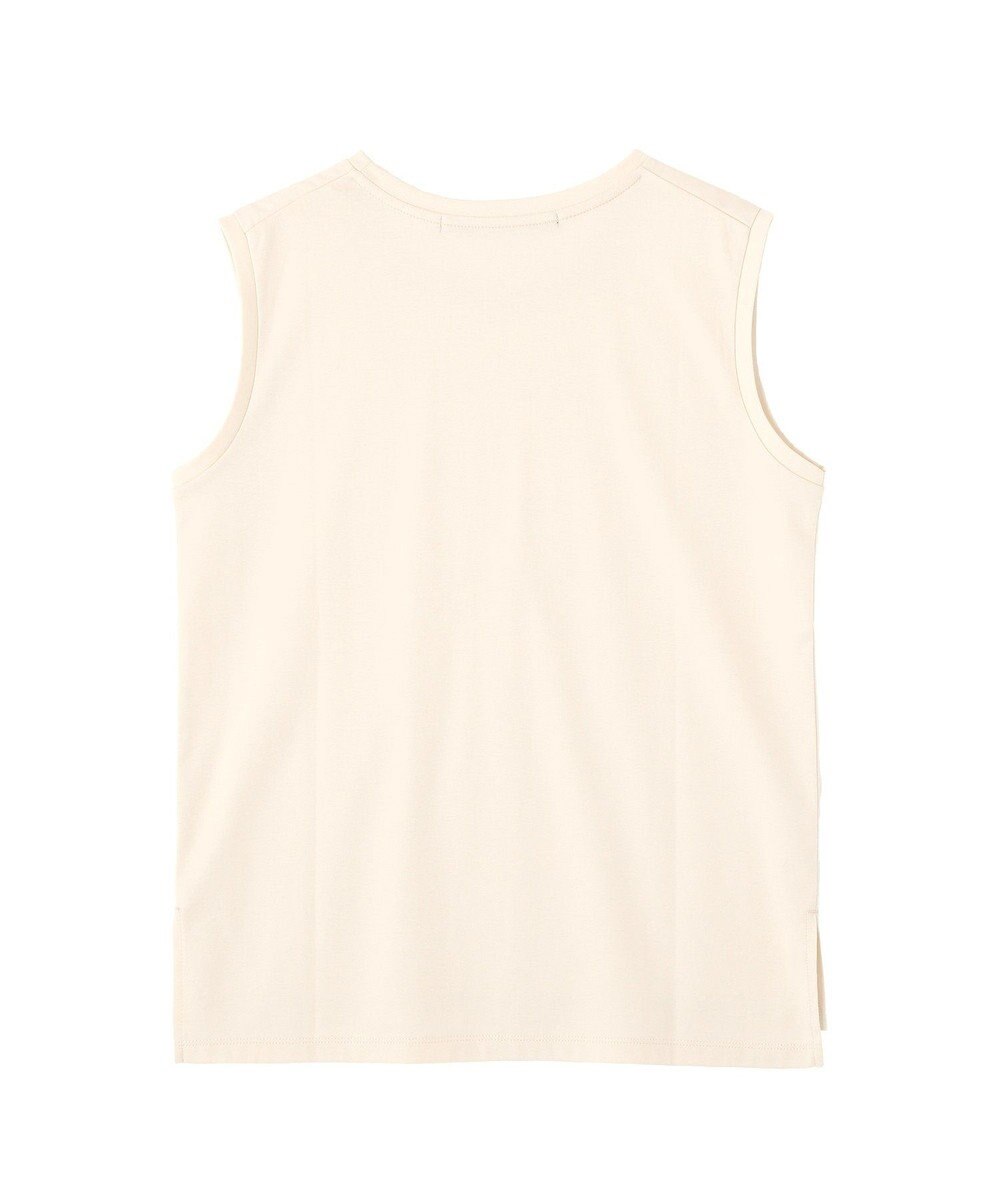 YECCA VECCA コットンスムースノースリーブトップス 