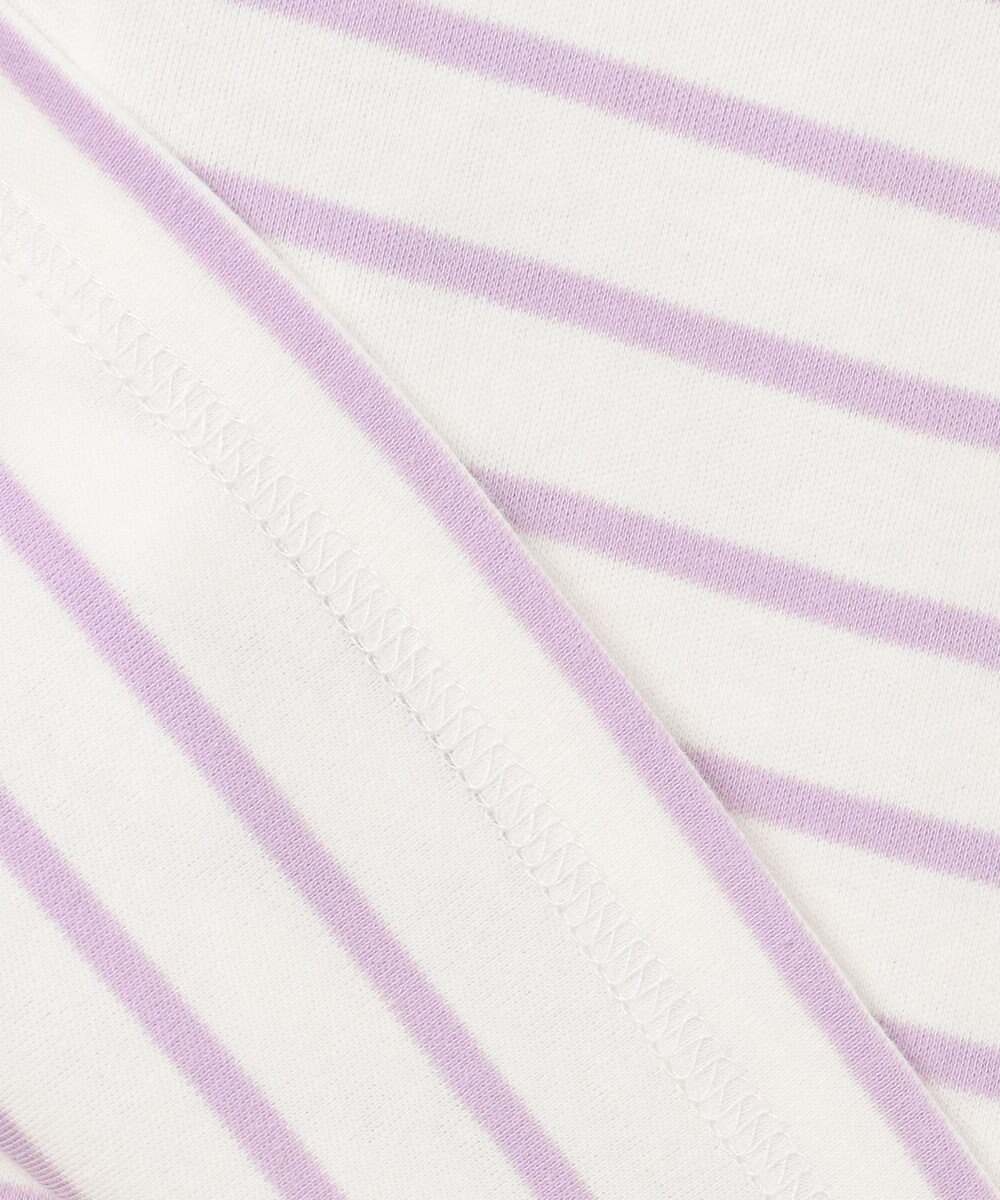 ANY KIDS リボン×ボーダー長袖Tシャツ 