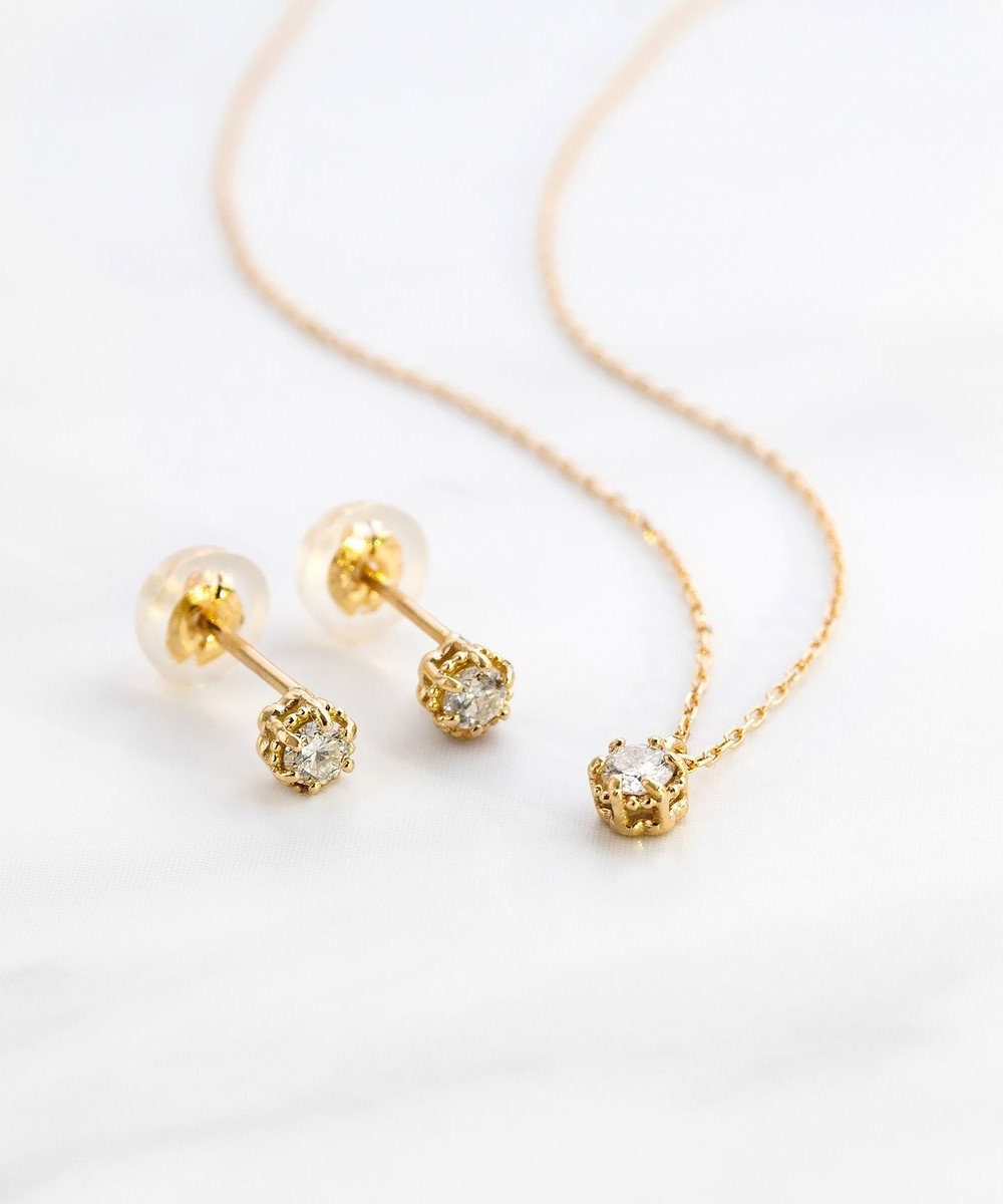 WEB限定】FLORA K18 DIAMOND PIERCE ピアス / TOCCA | ファッション
