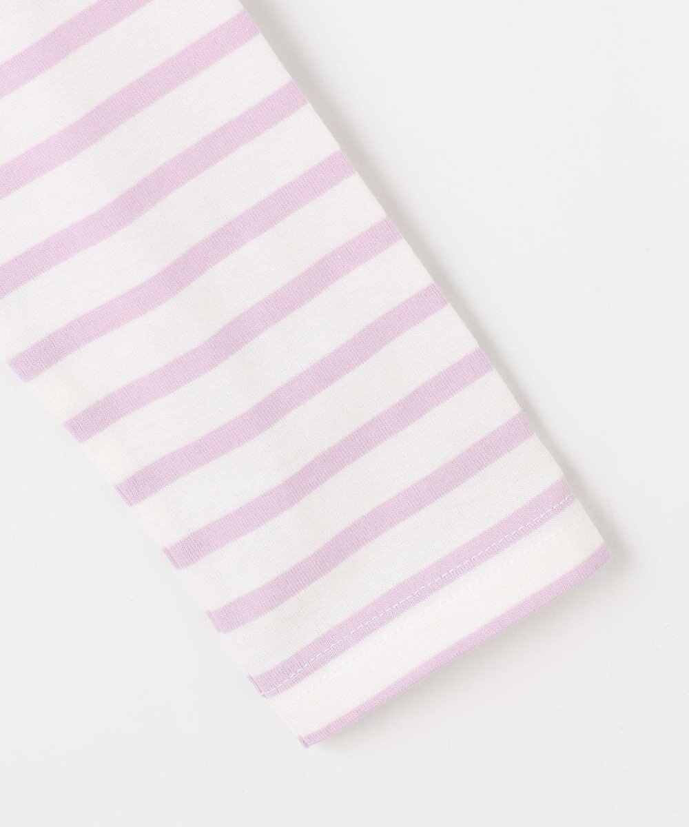 組曲 KIDS 【150-160㎝】リボンボーダー Tシャツ 