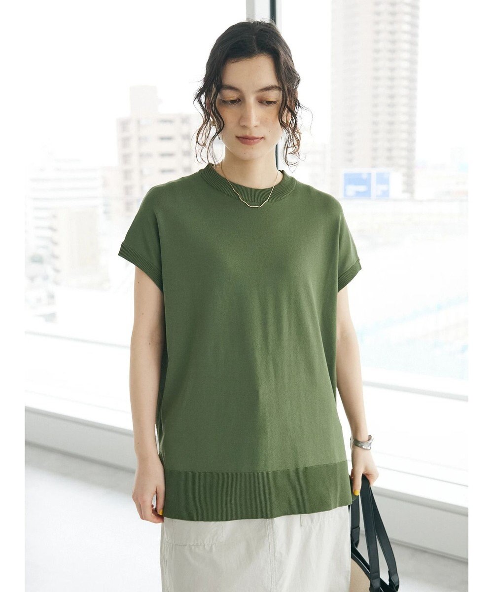 CRAFT STANDARD BOUTIQUE ＵＶカット接触冷感半袖ニットチュニック 