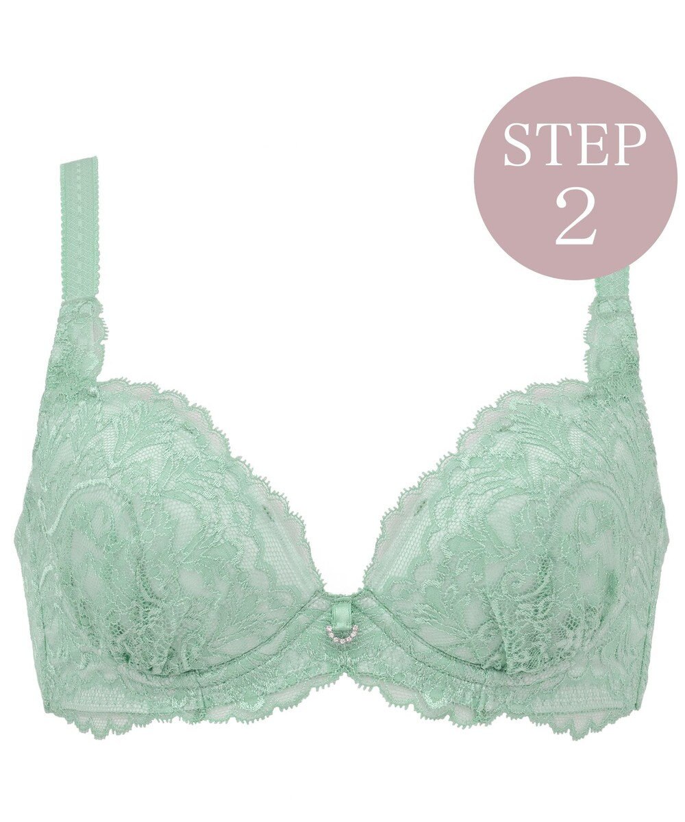 BRADELIS New York 【BRADELIS New York/ 育乳ブラ・STEP2 寄せる】ベルステップ2ブラ25S1 ブラデリス 補正 ブラジャー 谷間を作るブラ 