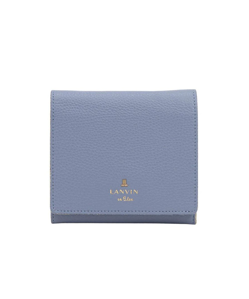 LANVIN en Bleu メラニー 二つ折りBOX財布 