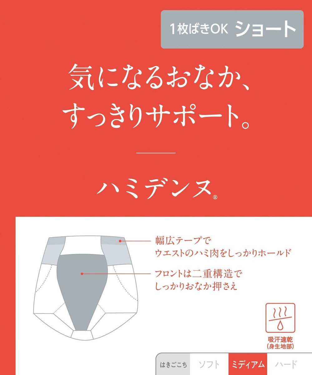 25%OFF ウイング ハミデンヌ ガードル ジャストウエスト ショート Qサイズ 82-Lサイズ KQ2585 新規購入