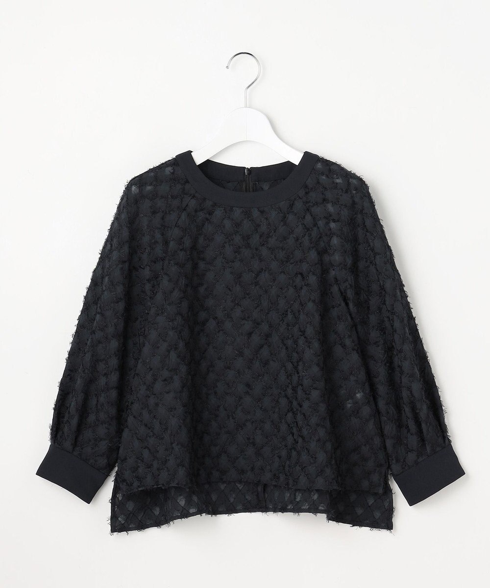自由区 【セットアップ対応】ワッシャーカットジャカード ブラウス 