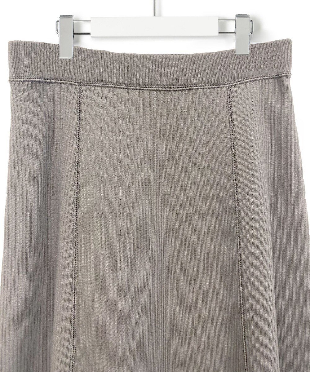 23区 【SLOW/洗える】ワイドリブジャージー フレア スカート 