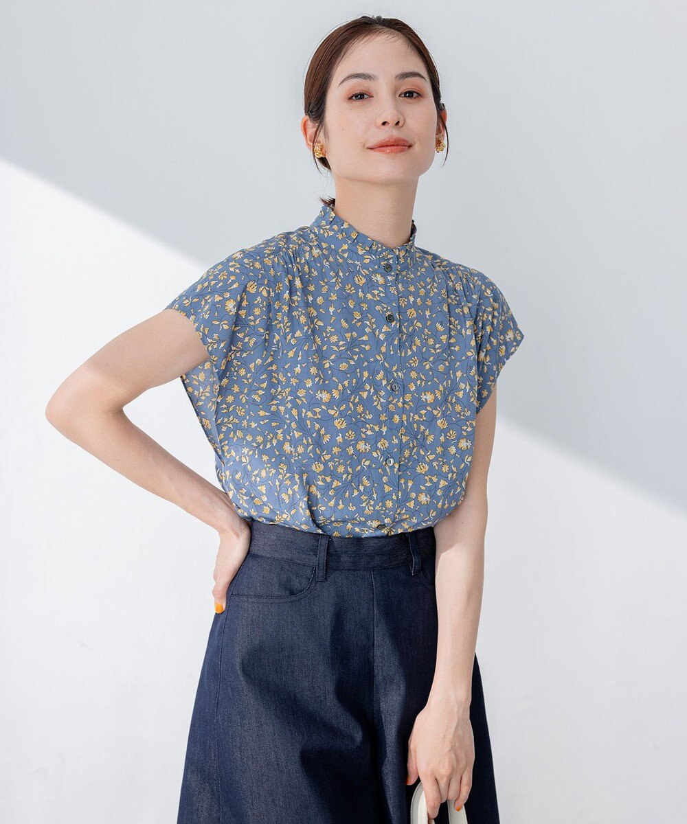 組曲 【大人気シリーズ】ギャザーライトデシン ブラウス 