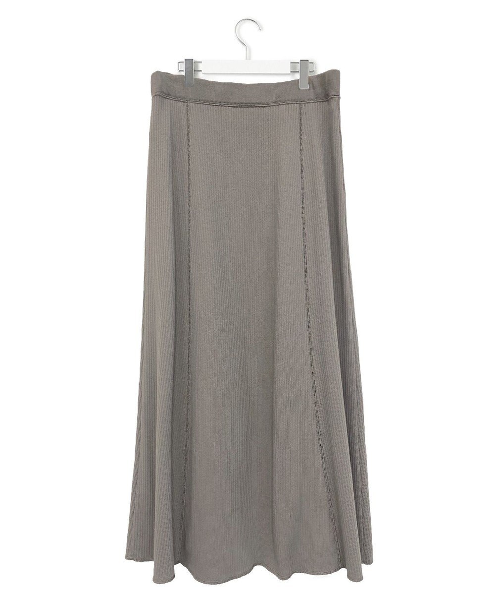 23区 【SLOW/洗える】ワイドリブジャージー フレア スカート 