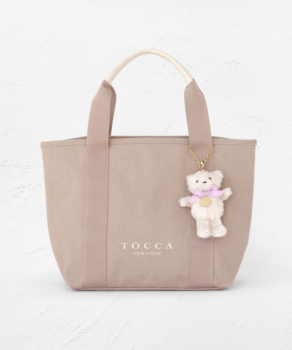 TOCCA 【ぬいぐるみチャーム付き】TOCCA AMICO CANVAS TOTE キャンバストート 