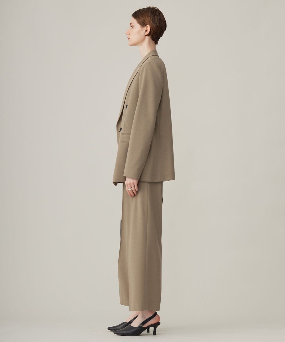 ICB L ウール2WAYストレッチ ダブルブレストジャケット 