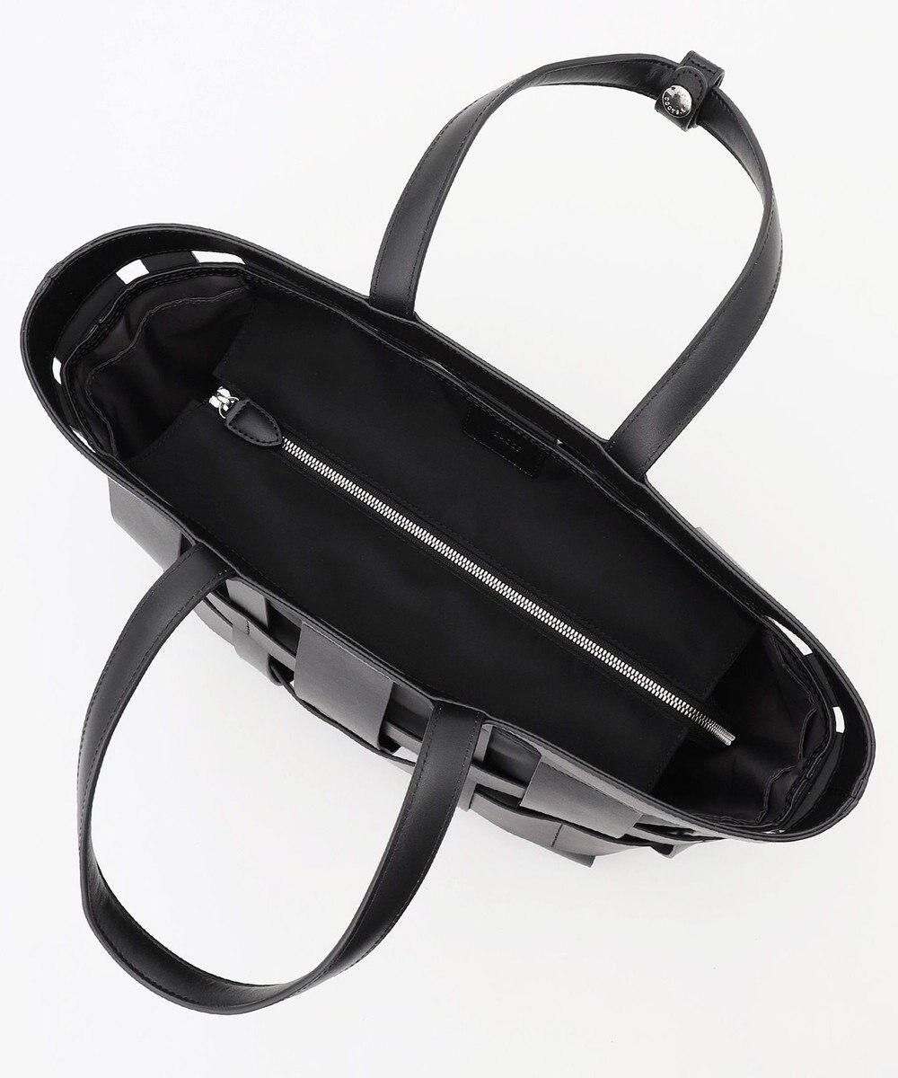 Y'SACCS 【リサイクルレザー】メッシュかごバッグ　large 