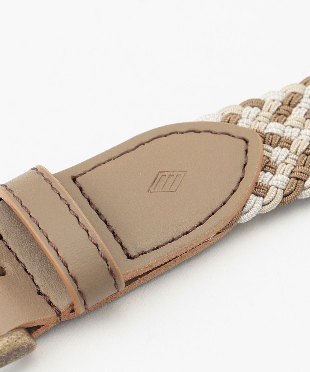 JOSEPH ABBOUD 【キングサイズ・伸びる】ライトミックスメッシュベルト 