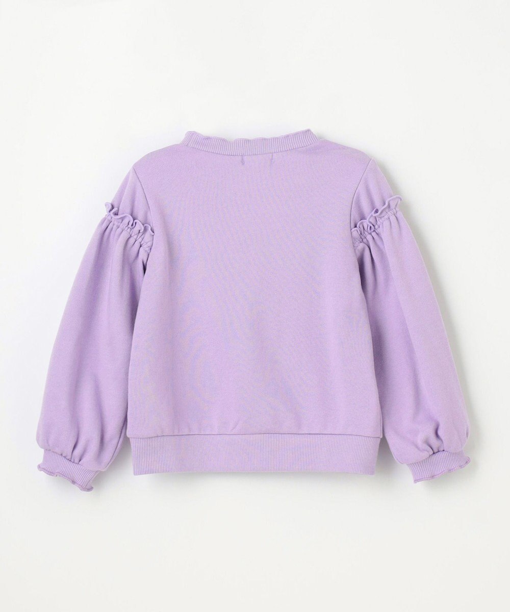 ANY KIDS ネコシルエット裏毛トレーナー 