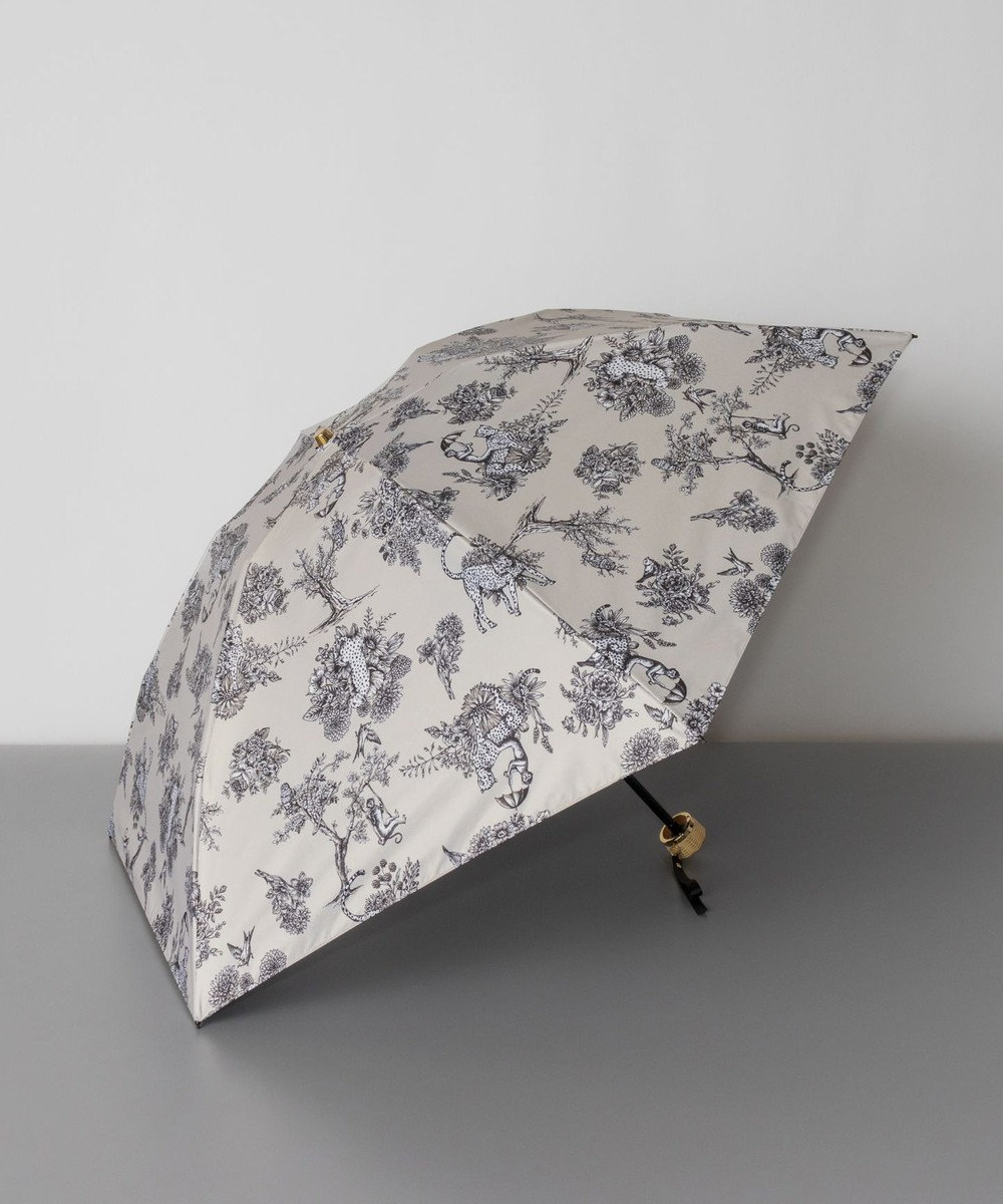 Beaurance ビューランス プリント柄 晴雨兼用傘 (折り畳み傘) 日傘 