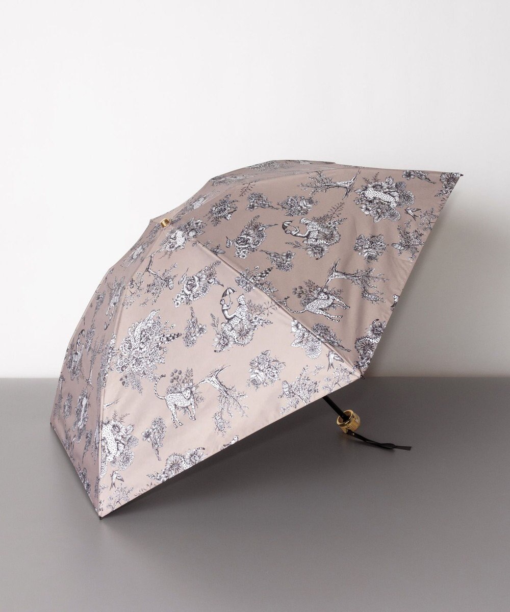 Beaurance ビューランス プリント柄 晴雨兼用傘 (折り畳み傘) 日傘 