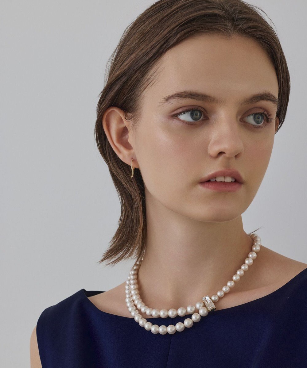 GRACE CONTINENTAL パールレイヤードネックレス 