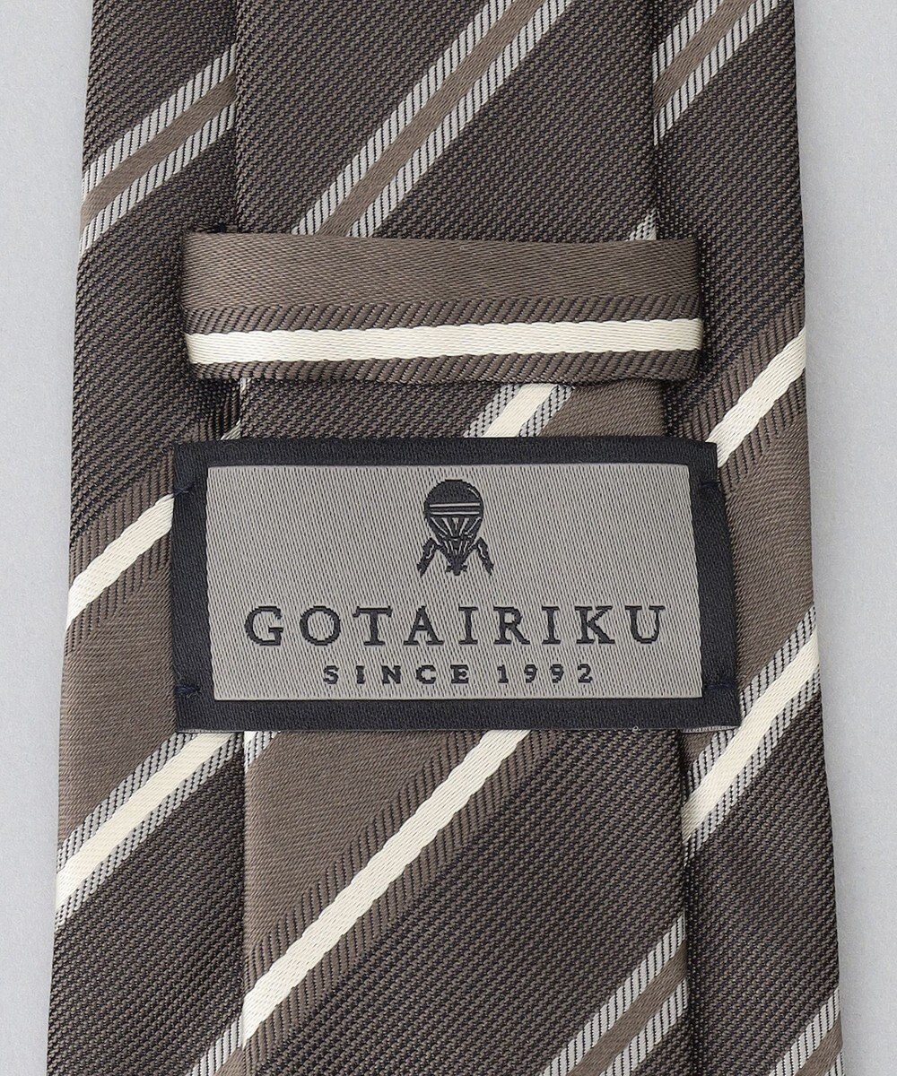 GOTAIRIKU GOTAIRIKU別注【日本製】シルク ネクタイ_ストライプ 