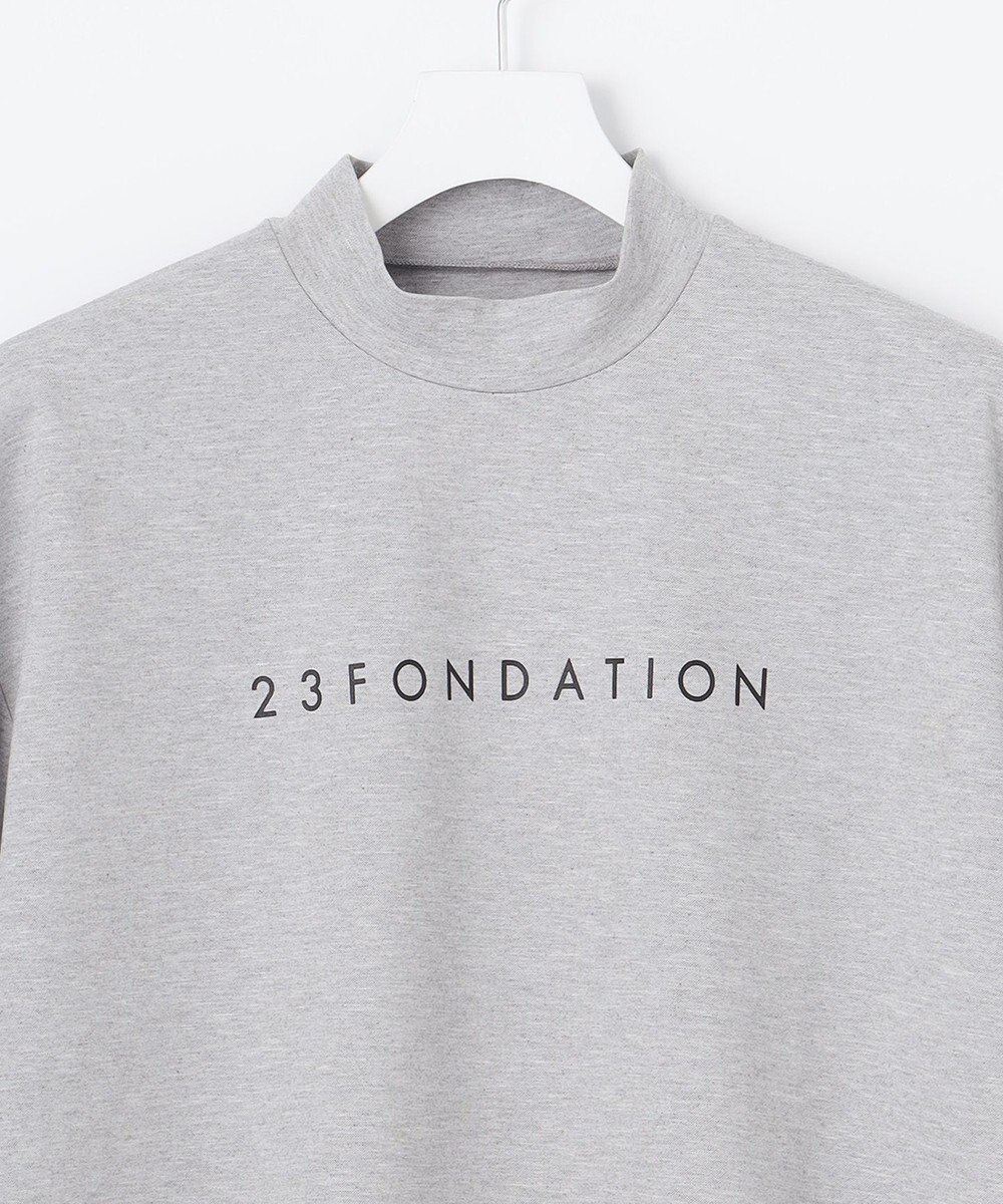 23区GOLF 【MEN】【23Fondation】半そで モックネックシャツ 