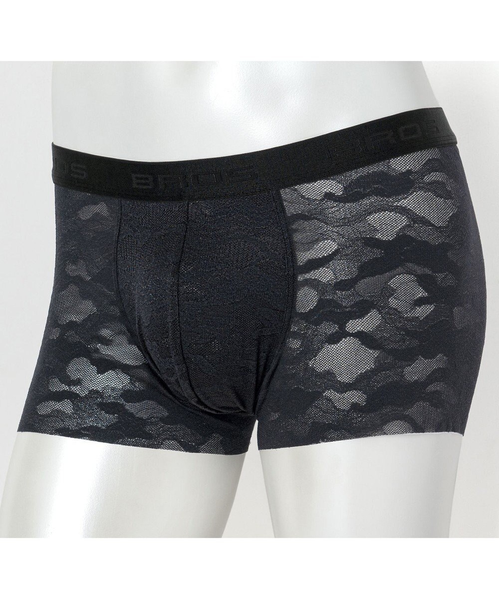 WACOAL MEN ボクサーパンツ 「レースボクサー」 通気性 フロント快適グラマラス 前閉じ GT3340 /ブロス 