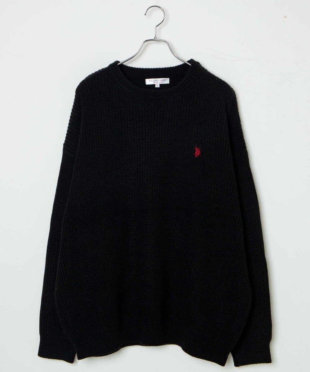 WEGO U.S. POLO ASSN.|別注畔編みニットプルオーバー 
