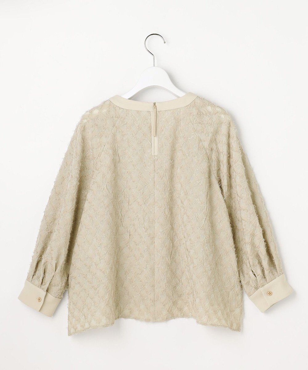 自由区 【セットアップ対応】ワッシャーカットジャカード ブラウス 