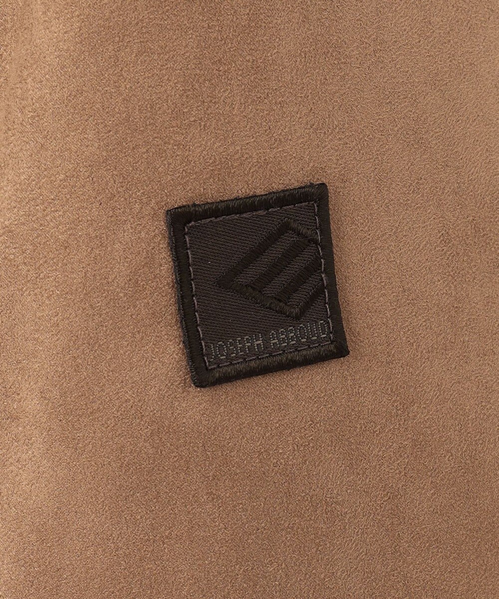 JOSEPH ABBOUD 【キルトレスダウン】ナチュラルダイスウェード ダウンコート 